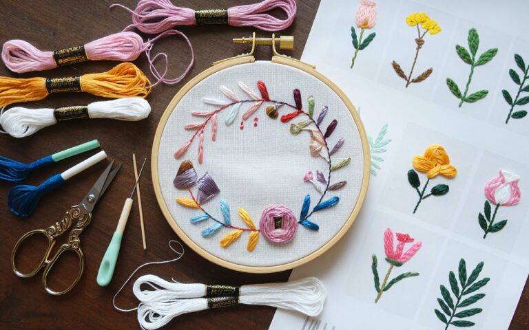 Embroidery DIY Art Kit: